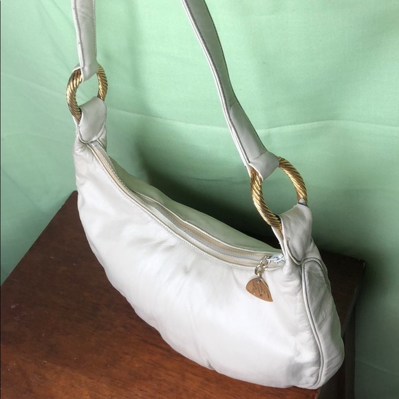 Vintage Tan & Gold Handbag - Picture 10 of 14